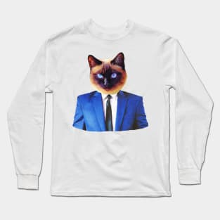 Business Cat Long Sleeve T-Shirt